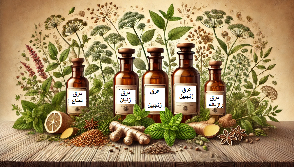 عرقیات گیاهی..