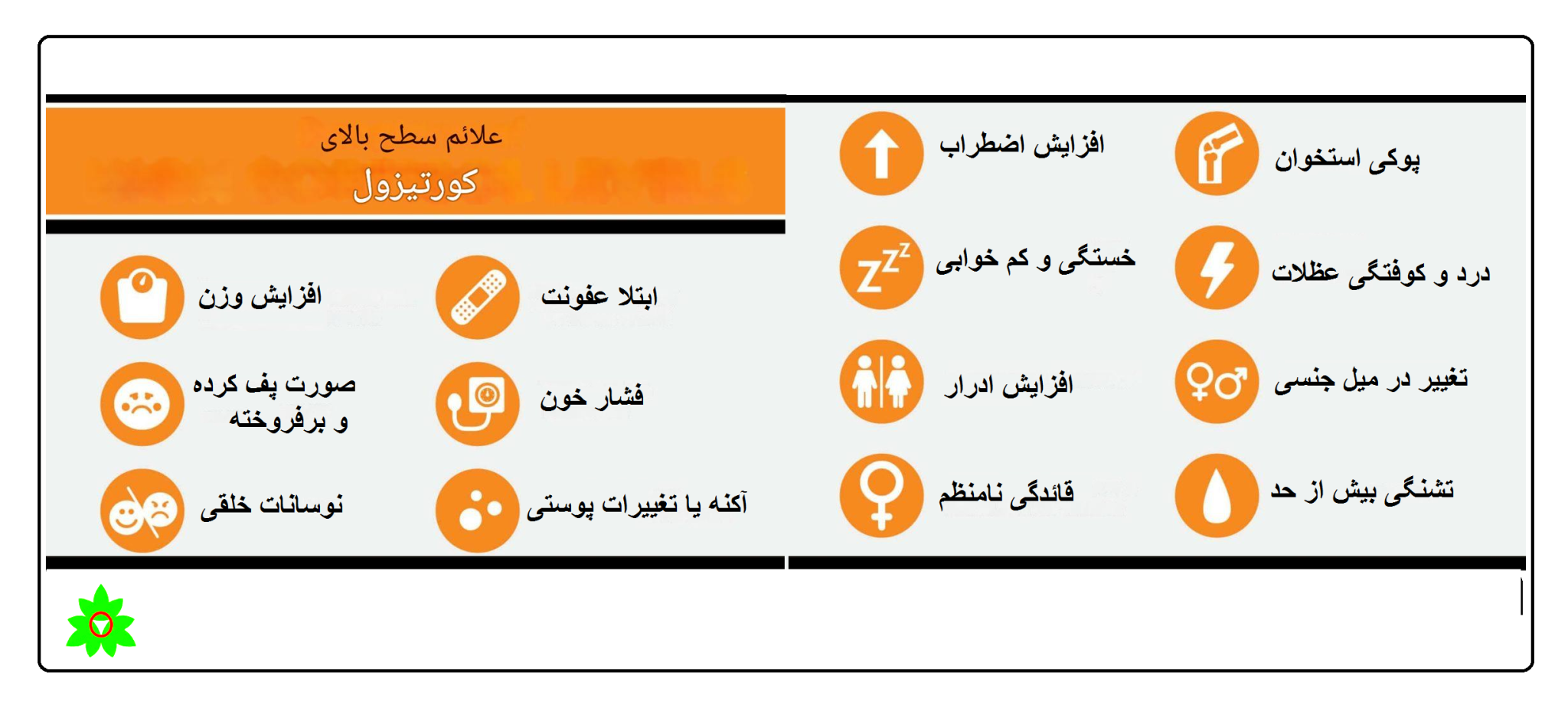 کورتیزول، قاتل خاموش علایم و علل افزایش کورتیزول