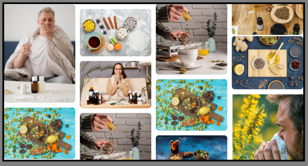 مزاج و آلرژی دموی و سوداوی.